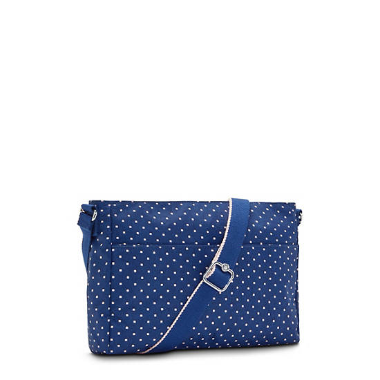 Kipling New Angie Printed Crossbody Veske Blå | NO 2015AH